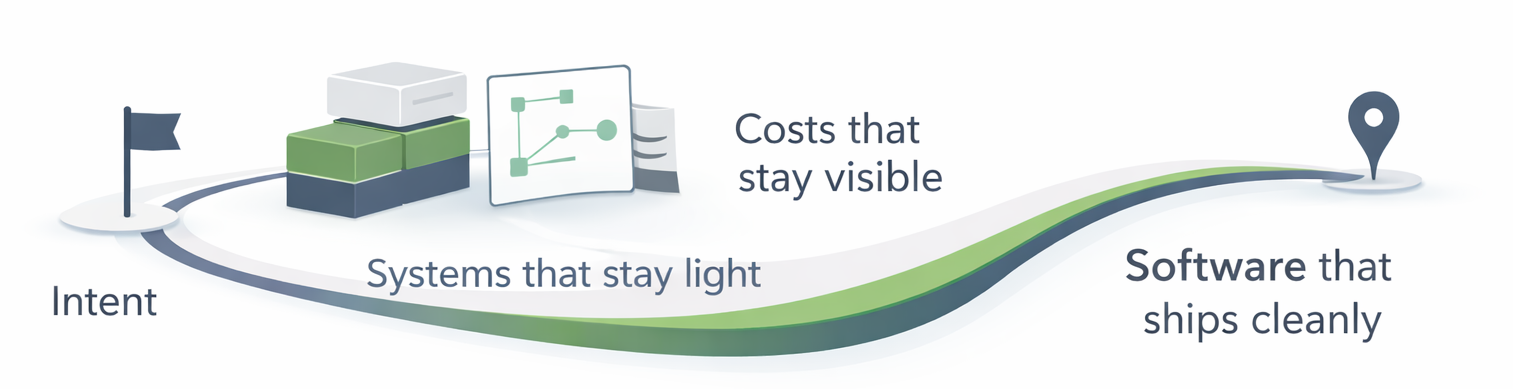 System to app to delivery flow